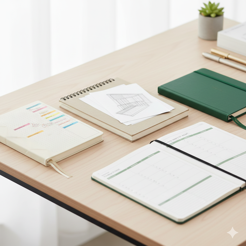 불렛저널, 스케치북, 플래너 등 다양한 용도별 20대 스테이셔너리 추천 종류